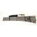 R 4186 JOUEF AIGUILLAGE LONG 247 mm MAILLECHORT ELECTRIQUE DERIVE DROITE HO