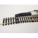 R 4186 JOUEF AIGUILLAGE LONG 247 mm MAILLECHORT ELECTRIQUE DERIVE DROITE HO