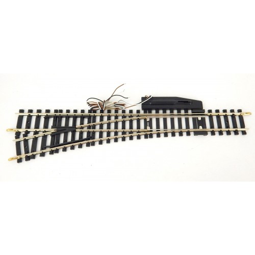 R 4187 JOUEF UN AIGUILLAGE LONG 247 mm MAILLECHORT ELECTRIQUE GAUCHE HO