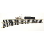 R 4187 JOUEF UN AIGUILLAGE LONG 247 mm LAITON MAILLECHORT ELECTRIQUE GAUCHE HO