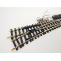 R 4187 JOUEF UN AIGUILLAGE LONG 247 mm MAILLECHORT ELECTRIQUE GAUCHE HO