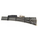 R 4187 JOUEF UN AIGUILLAGE LONG 247 mm MAILLECHORT ELECTRIQUE GAUCHE HO
