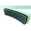 12 rails courbe acier 385 mm Jouef - HO