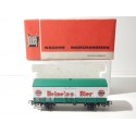 WAGON COUVERT JOUEF BIERE HEINEKEN TRES BON ETAT HO EN BOITE ROUGE 6270