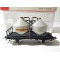 JOUEF UN WAGON CIMENTIER ALGECO NEUF EN BOITE ROUGE REF 6420 HO