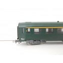 JOUEF VOITURE UIC VERTE 1 CL TOITE VERT SNCF A9 SANS BOITE HO