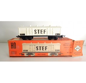 JOUEF WAGON STEF FRIGORIFIQUE A BOGIES HO EN BOITE CARTON 656