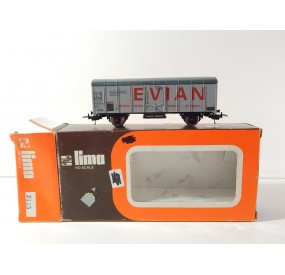 3115 LIMA WAGON COUVERT A ESSIEUX EVIAN EN BOITE HO