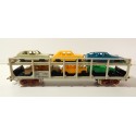 REF 6540 JOUEF WAGON STVA GRIS A BOGIE SIX VOITURES JOUEF HO EN BOITE BBR