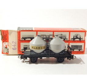 JOUEF UN WAGON CIMENTIER ALGECO NEUF EN BOITE CARTON REF 642 HO N2