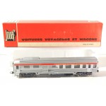 JOUEF VOITURE TEE A8 FOURGON EN BOITE ROUGE REF 5550 HO 1/87