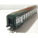 JOUEF VOITURE UIC MIXTE VERTE TOIT VERT A9 1CL - HO EN BOITE ROUGE REF 5294