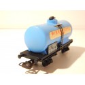 JOUEF WAGON CITERNE BLEU PIERRFITTE A ESSIEUX HO SANS BOITE