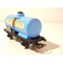 JOUEF WAGON CITERNE BLEU PIERRFITTE A ESSIEUX HO SANS BOITE