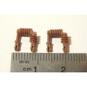 R15669 LOT DE 2 DISJONCTEURS D'ORIGINE DE TOITURE LOCOMOTIVE JOUEF - HO