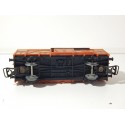 JOUEF WAGON COUVERT UIC SNCF MARRON TOIT NOIR A ESSIEUX HO SANS BOITE