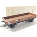 SMCF WAGON PLAT EN METAL MARRON A ESSIEUX SNCF TRES BON ETAT EN BOITE HO