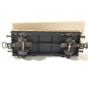 SMCF WAGON PLAT EN METAL MARRON A ESSIEUX SNCF TRES BON ETAT EN BOITE HO