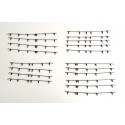 R 15765 JOUEF LOT BARRES DE TOITURE NOIR D'ORIGINE VOITURE OCEM HO