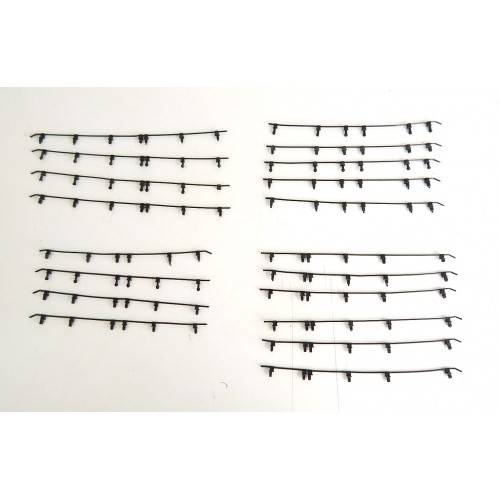 R 15765 JOUEF LOT BARRES DE TOITURE NOIR D'ORIGINE VOITURE OCEM HO