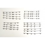 R 15765 JOUEF LOT BARRES DE TOITURE NOIR D'ORIGINE VOITURE OCEM HO