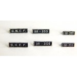 R 15778 ROCO JEUX DE PLAQUE BB 355 SNCF DE LOCOMOTIVE BB 300 HO