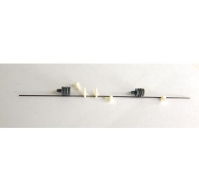 REF 15780 ROCO RESTE DE DETAILS TOITURE DE LOCOMOTIVE BB 300 HO