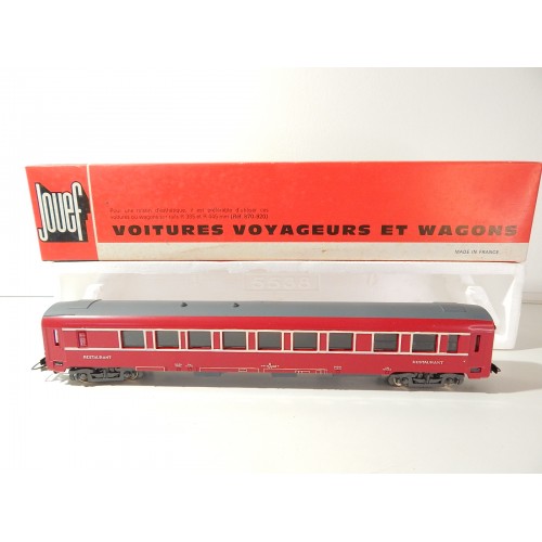 JOUEF VOITURE RESTAURANT UIC EN BOITE ROUGE REF 5490