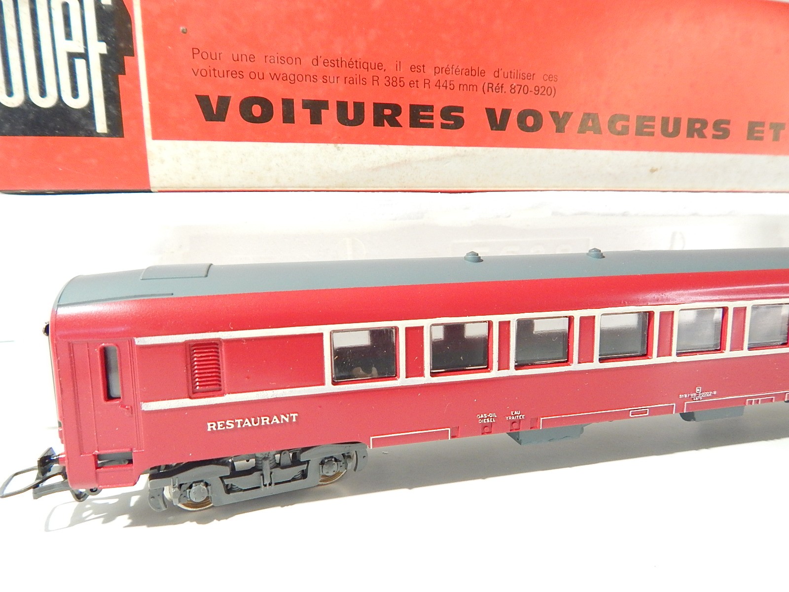 JOUEF HO 1/87 4 Tampons Noir Pour Voiture Type UIC Ou Autres EUR 5,50 - Foto 6