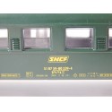 Réf 5293 JOUEF VOITURE UIC COUCHETTE 2 CL VERTE SNCF B9 C9 X EN BOITE ROUGE HO