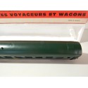 Réf 5293 JOUEF VOITURE UIC COUCHETTE 2 CL VERTE SNCF B9 C9 X EN BOITE ROUGE HO