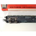 Réf 5293 JOUEF VOITURE UIC COUCHETTE 2 CL VERTE SNCF B9 C9 X EN BOITE ROUGE HO
