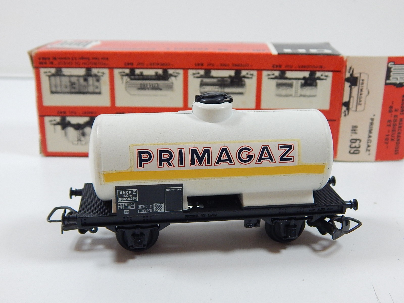 JOUEF UN WAGON CIMENTIER ALGECO NEUF EN BOITE CARTON REF 642 Ho N2