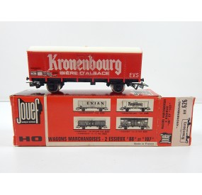 JOUEF WAGON COUVERT UIC KRONENBOURG A ESSIEUX SNCF EN BOITE CARTON 626