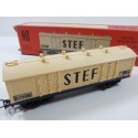 REF 6560 JOUEF WAGON STEF FRIGORIFIQUE A BOGIES HO EN BOITE CARTON 656