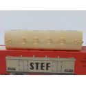 REF 6560 JOUEF WAGON STEF FRIGORIFIQUE A BOGIES HO EN BOITE CARTON 656