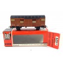 JOUEF WAGON COUVERT UIC SNCF MARRON A ESSIEUX HO BOITE CARTON + VITRE REF 624