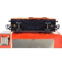 JOUEF WAGON COUVERT UIC SNCF MARRON A ESSIEUX HO BOITE CARTON + VITRE REF 624