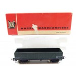 R 6500 JOUEF WAGON TOMBEREAU TP VERT BOGIES MARRON HO BOITE ROUGE