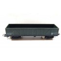R 6500 JOUEF WAGON TOMBEREAU TP VERT BOGIES MARRON HO BOITE ROUGE