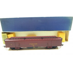 FRANCE TRAIN VOITURE ALLEGE POSTALE PEZ EN BOITE HO REF 407 BOITE BLEU