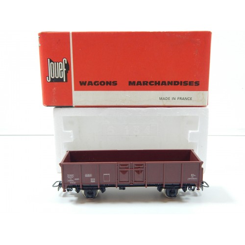JOUEF WAGON TOMBEREAU A ESSIEUX EUROPE SNCF BOITE ROUGE HO REF 6230
