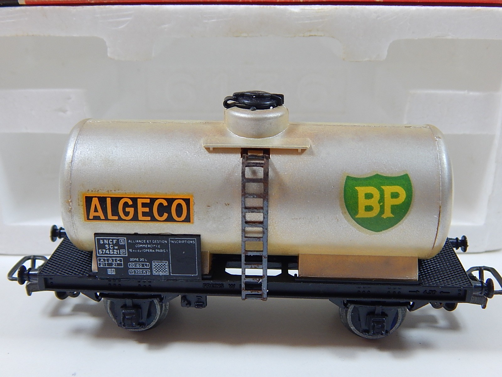 Wagon citerne ALGECO - Makette 4527 - HO 1/87 - SNCF - EP III - 2R