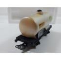 WAGON CITERNE JOUEF A ESSIEUX ALGECO BP GRIS HO EN BOITE ROUGE 6302