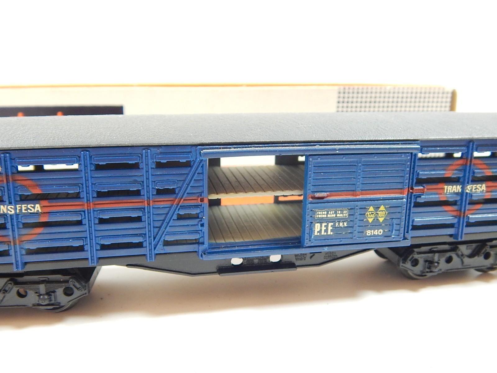 ELECTROTREN 1452, wagon couvert réfrigérant CERVEZAS MORITZ RENFE neuf BO (Ref: #1452 ELECTROTREN 1452, wagon couvert réfrigérant CERVEZAS MORITZ RENFE neuf BO (Ref: #1452