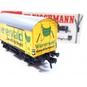 FLEISCHMANN UN WAGON COUVERT A ESSIEUX WIENERWALD BOITE ETAT NEUF 5021 HO