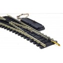 UN AIGUILLAGE JOUEF MAILLECHORT ELECTRIQUE DERIVE GAUCHE - HO