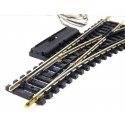 REF 4184 UN AIGUILLAGE JOUEF MAILLECHORT ELECTRIQUE DERIVE DROITE- HO