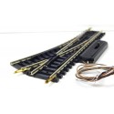 REF 4184 UN AIGUILLAGE JOUEF MAILLECHORT ELECTRIQUE DERIVE DROITE- HO
