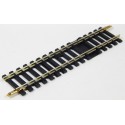 JOUEF UN RAILS MAILLECHORT 123,5 MM 1 COUPURE - HO